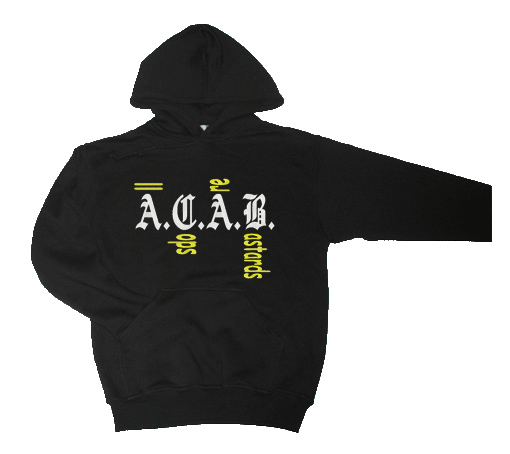 (1b) Hooded ACAB COPS GEEL